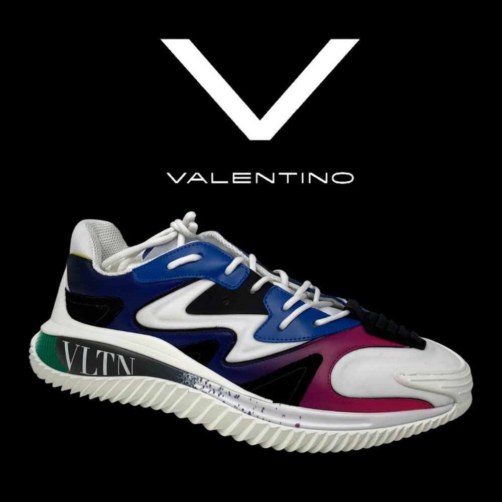 NWB Men's VALENTINO GARAVANI Wade Runner Sneaker, Size 8.5, Multi
